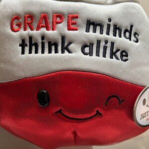 Novelty Gift: Grape Minds Think Alike Plush